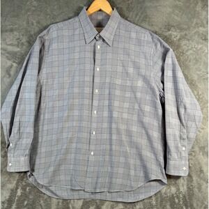 Brioni Neiman Marcus Mens XL Button Shirt Made in Italy
